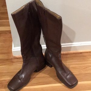 Chocolate  Leather Boot